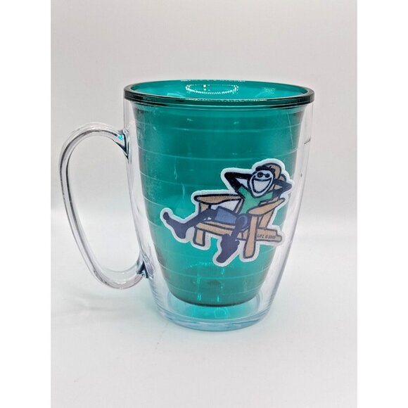 TERVIS TUMBLER  16 OZ w Life Is Good Jake - Picture 1 of 12